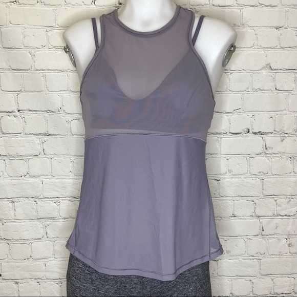 Lululemon fresh in mesh tank top dusky lavender - Picture 4 of 11